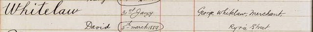 Enrolment Register Detail, 1871.